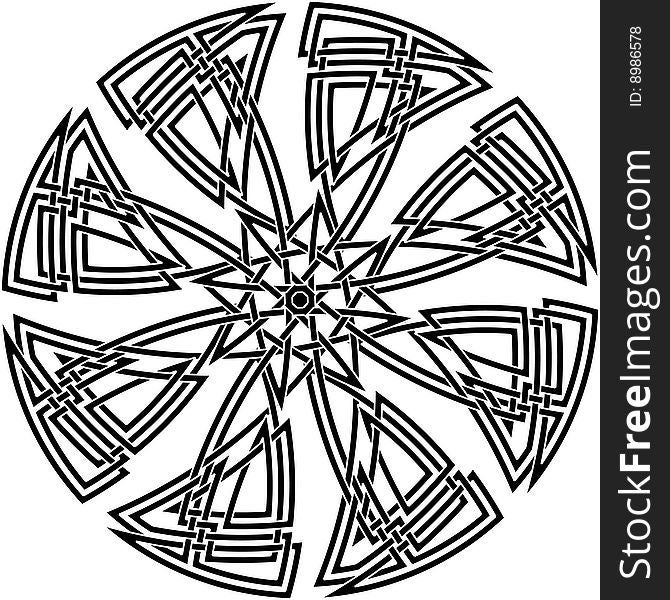 Vector image of celtic knot. Vector image of celtic knot