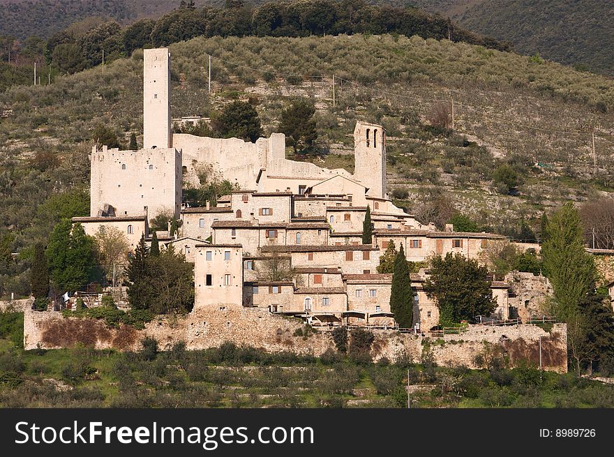 Pissignano is a small umbria village. Pissignano is a small umbria village