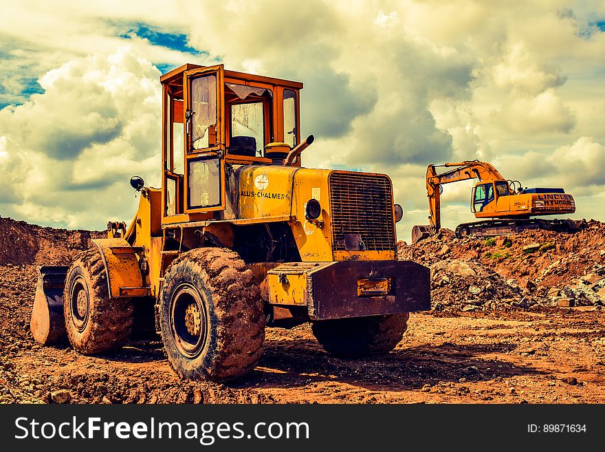 Construction Equipment, Bulldozer, Vehicle, Mode Of Transport