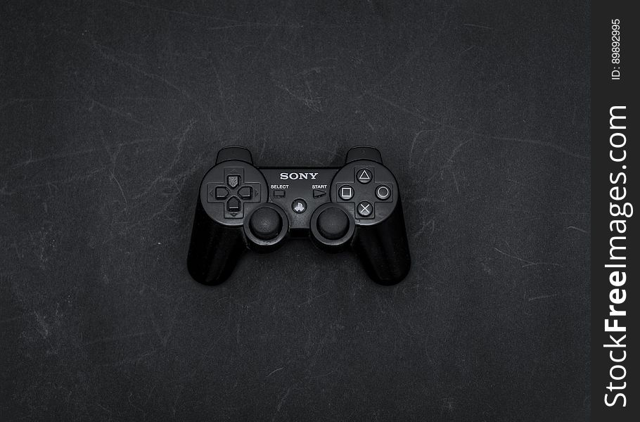Black Sony Game Controller
