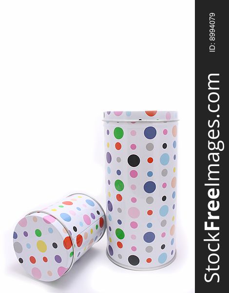 Polka Dot Cans