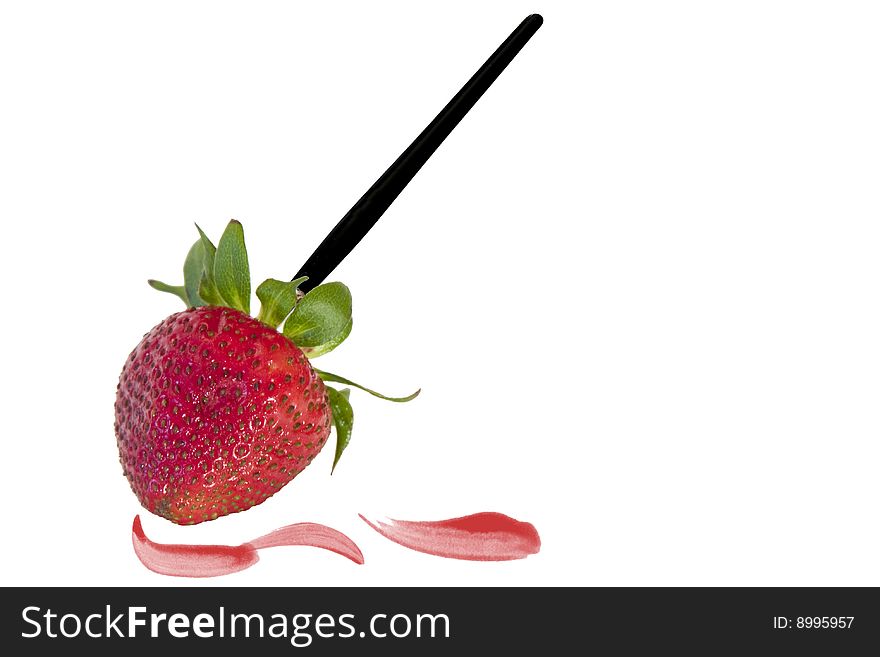 Strawberry Paintbrush