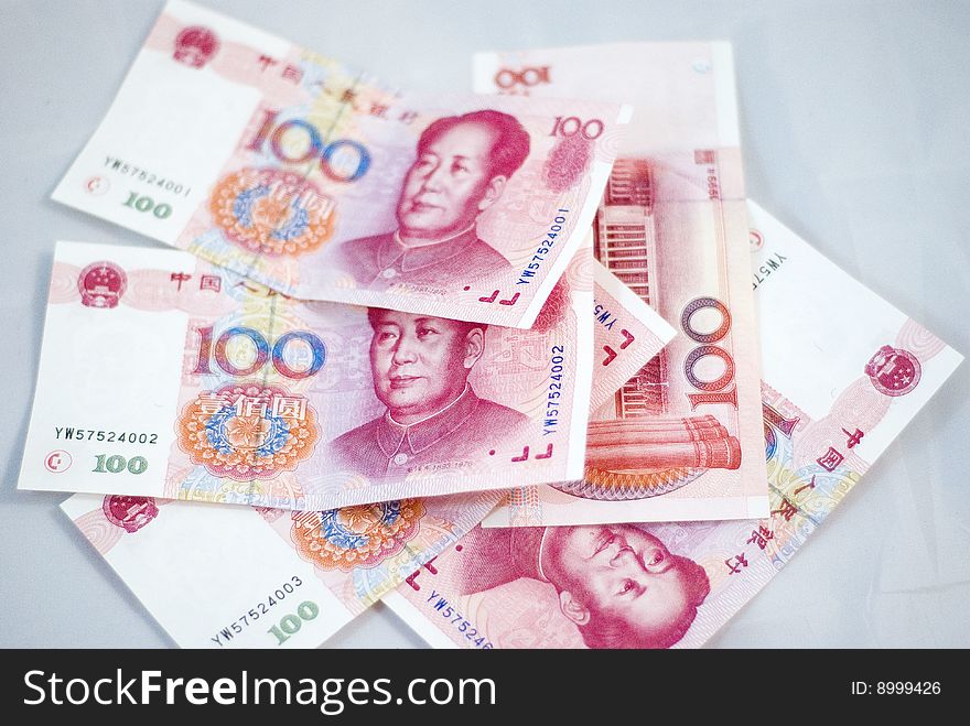 A lot of Renminbi-China Currency