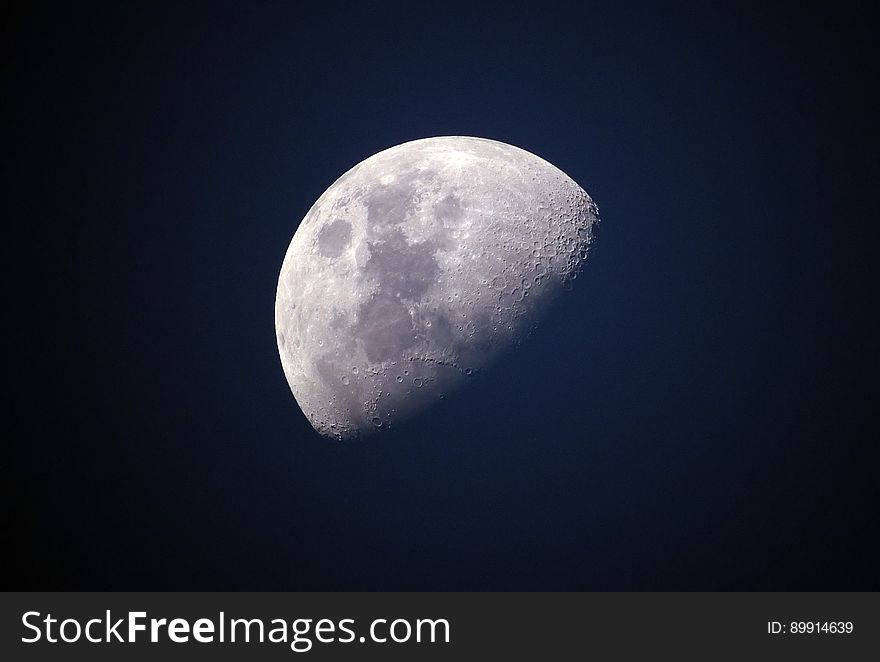 Moon, Nature, Atmosphere, Daytime