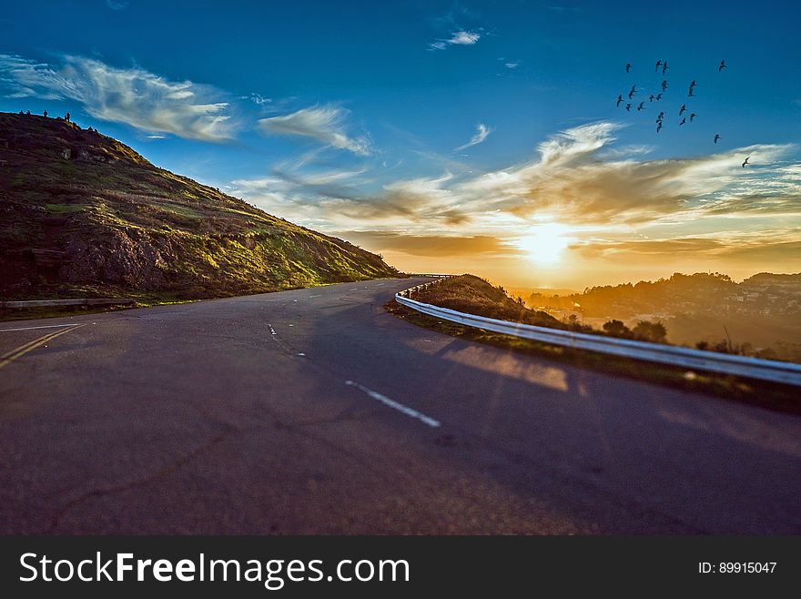 Road, Sky, Cloud, Nature