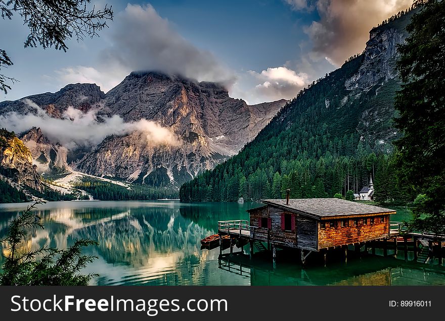 Reflection, Nature, Water, Mountainous Landforms