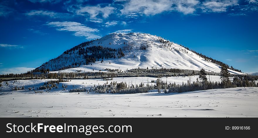 Sky, Winter, Snow, Nature