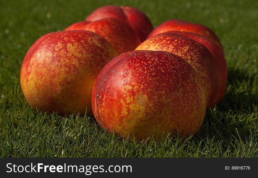 Fruit, Apple, Peach, Local Food