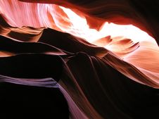 Inside Antelope Canyon 11 Stock Photography