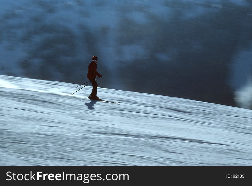 Skier In Action 4