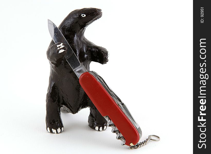 Monster with Knife