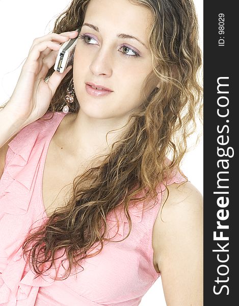 Girl On Cellphone