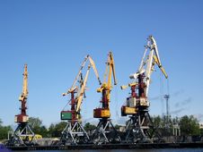 Lifting Cranes. Stock Image Lifting Cranes. Stock Image