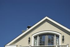 Rooftop Against Blue Sky Royalty Free Stock Images Rooftop Against Blue Sky Royalty Free Stock Images