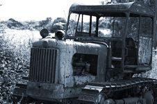 Derelict Farm Vehicle Stock Photography Derelict Farm Vehicle Stock Photography