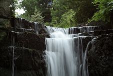 Waterfall White Stock Photography Waterfall White Stock Photography