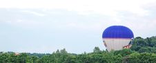Hot-Air-Balloon In Forest Royalty Free Stock Image