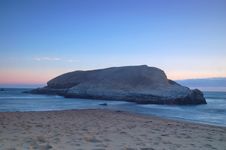 Sunset By The Ocean Royalty Free Stock Photography Sunset By The Ocean Royalty Free Stock Photography