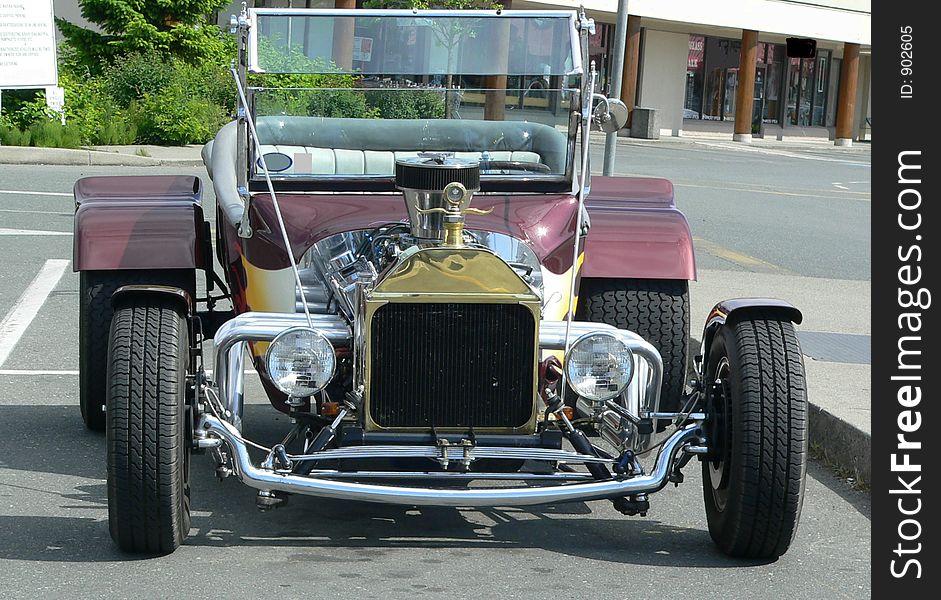 A hot rod on a summer's day. A hot rod on a summer's day.