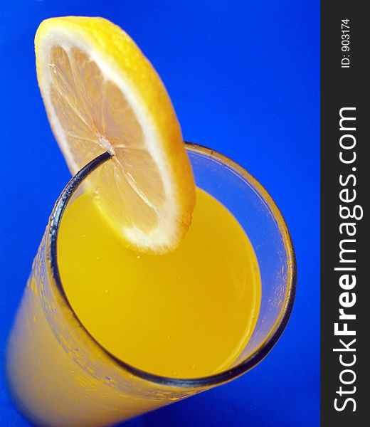 Glass of orange juice