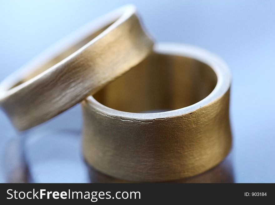 A couple of wedding rings