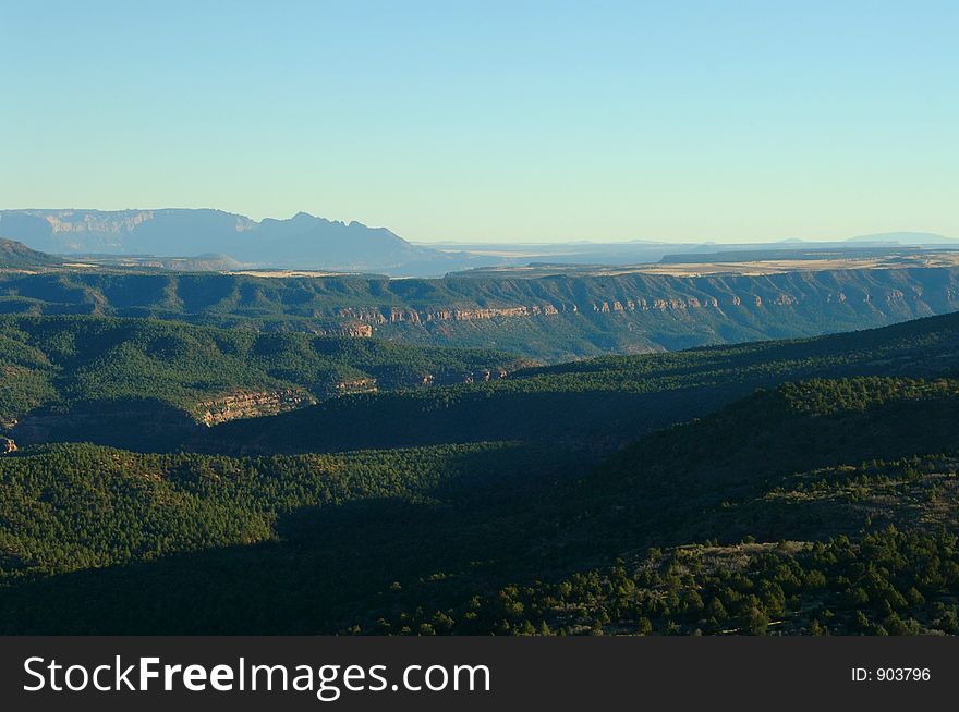 Landscape In Zions National Park, Utah