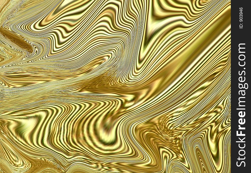 Golden background liquefied. Golden background liquefied