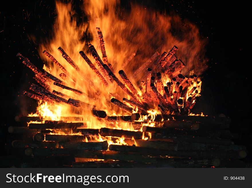 Festival fire