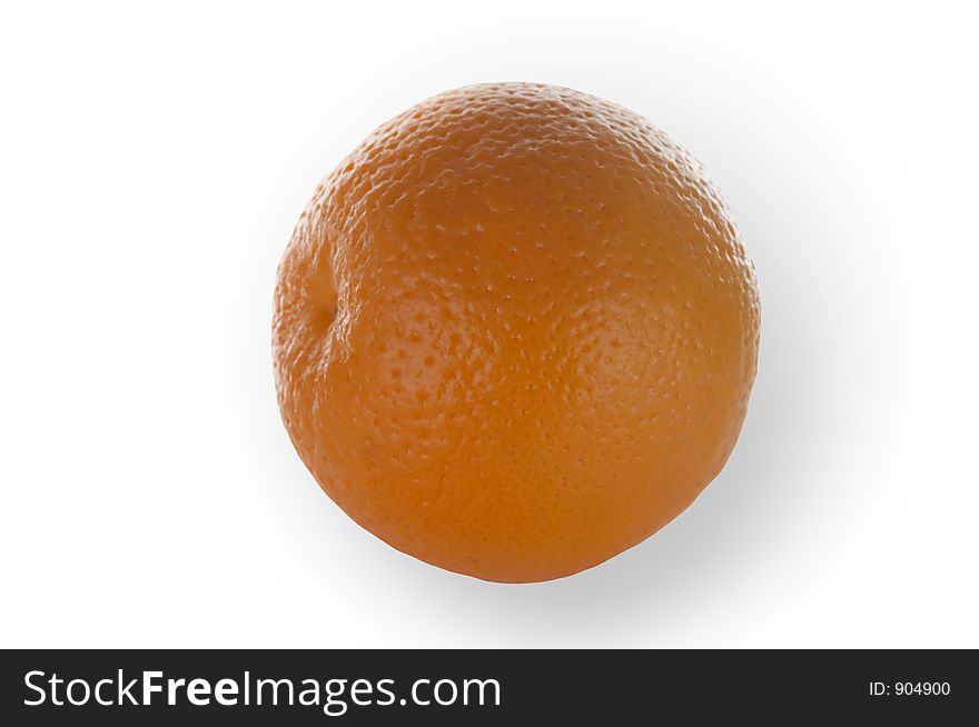 Orange isolated on white and clippingpath included. Orange isolated on white and clippingpath included