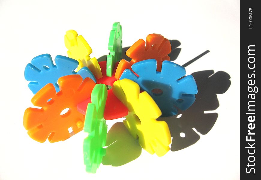 Toy wheels made from plastic. Toy wheels made from plastic