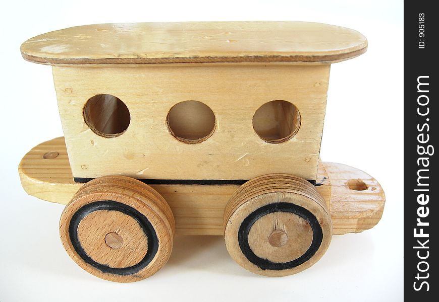 Wodden wagon toy. Wodden wagon toy