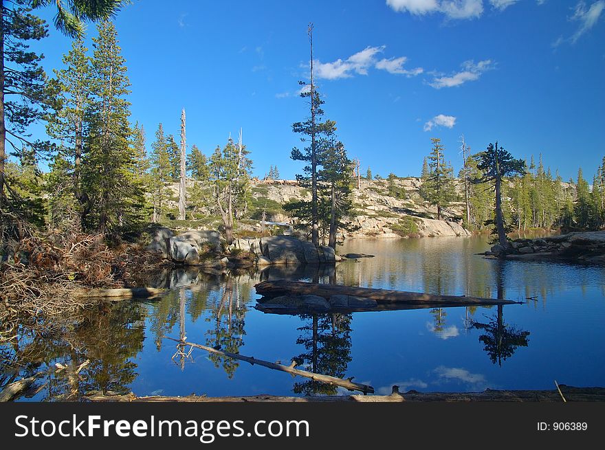 Alpine Scenery in the Northern Sierra near Lake Tahoe. Alpine Scenery in the Northern Sierra near Lake Tahoe