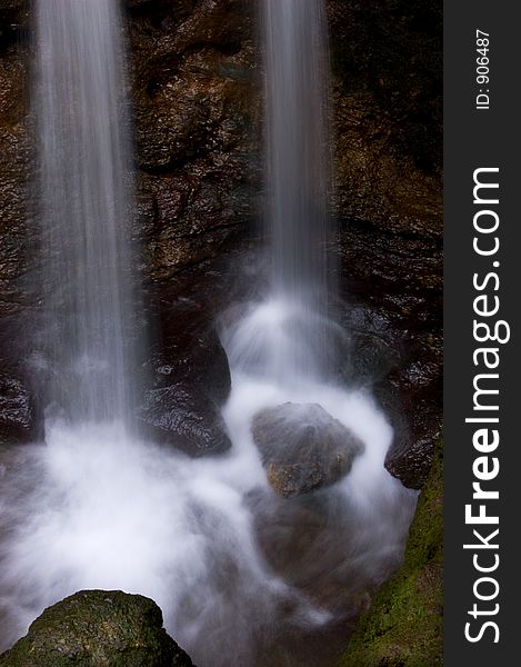 A small waterfalls in a remote place in Southern Philippines