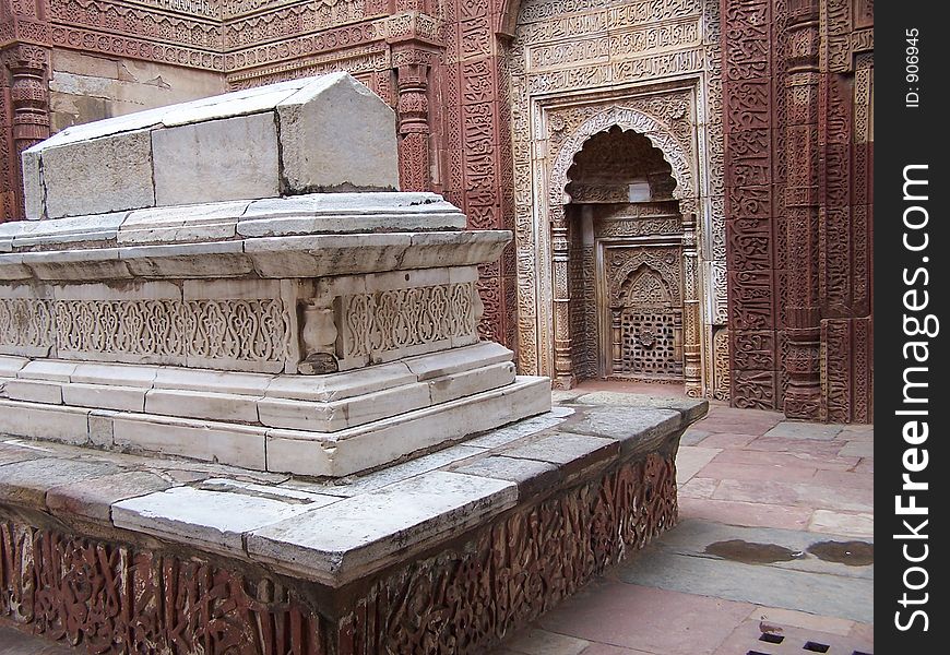 Indian tomb. Indian tomb