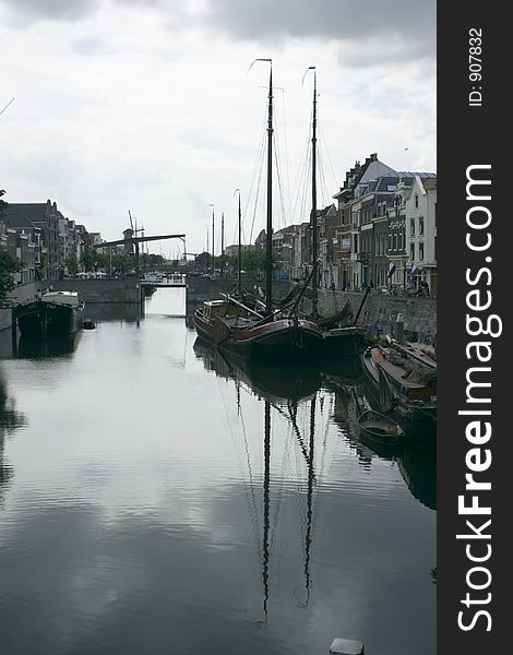 Holland, Delfshaven in Rotterdam