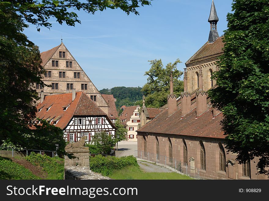 The abbey and other medieval buildings at the Unesco world heritage site at Maulbronn in Germany. The abbey and other medieval buildings at the Unesco world heritage site at Maulbronn in Germany.