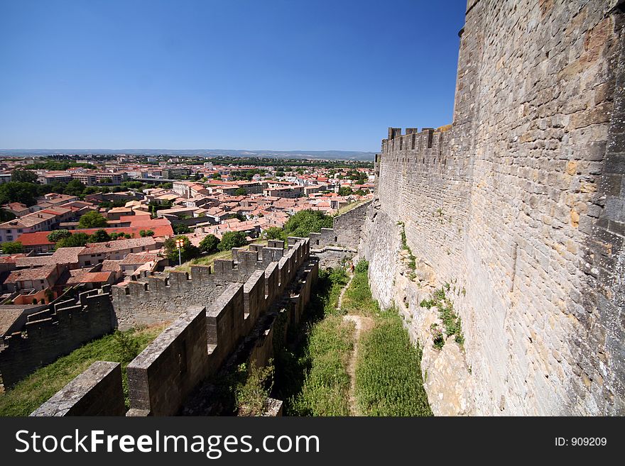 Defense fortification walls. Defense fortification walls