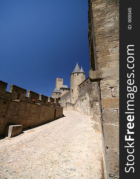 Carcassonne fortress walkaround