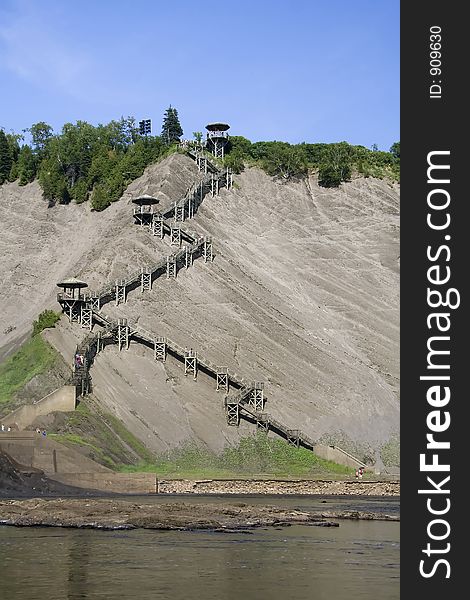 Stock Photo Of Stairs On A Cliff