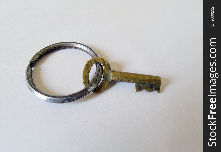 This is a small old key.