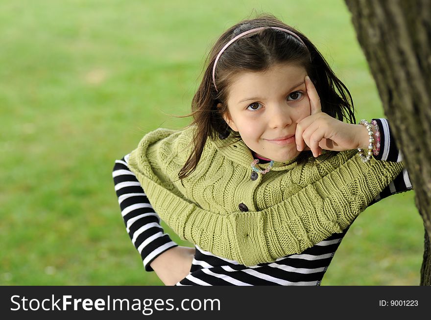 Happy smiling child looking into the camera. Happy smiling child looking into the camera.