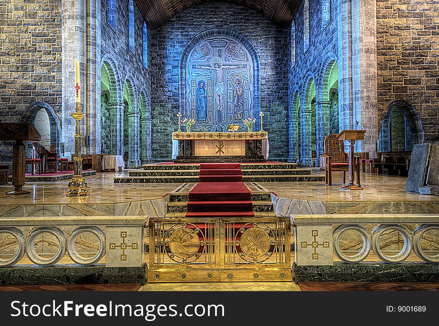 The Interior of a Cathedral. The Interior of a Cathedral
