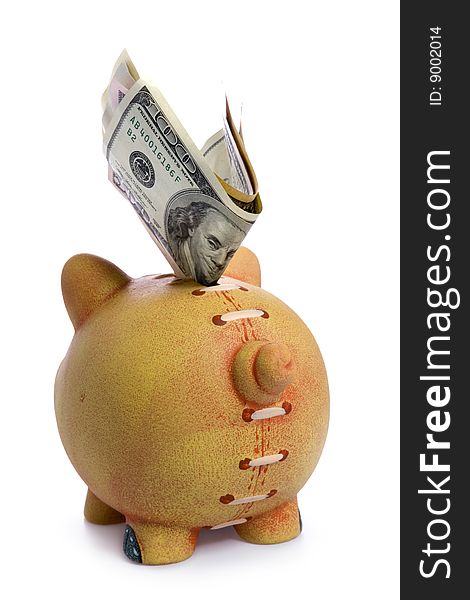 Piggy Bank - Financial Crisis Concept