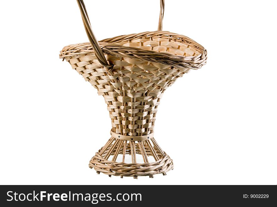 Basket on the white background