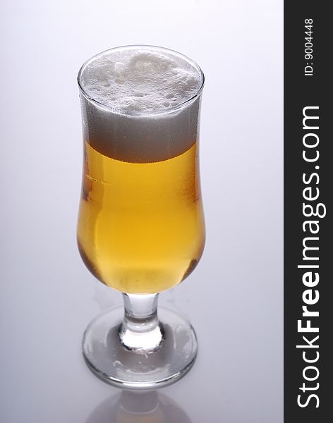 Glass Of Beer Close-up