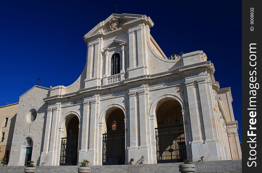 Church of Bonaria in Cagliari, Sardinia