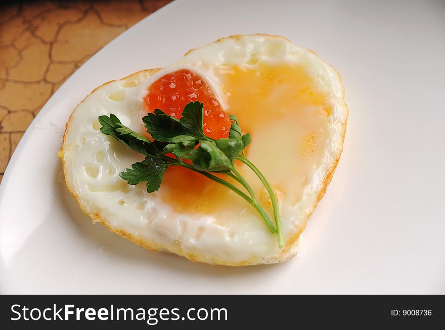 Egg heart omlet, was shooted for continuing it as a meal making, from food session,at the studio