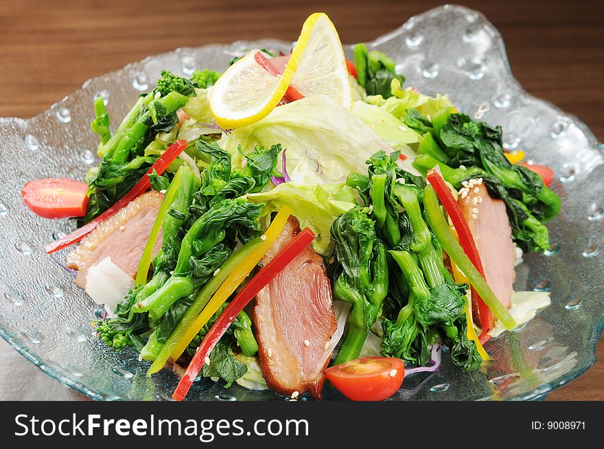 Health and delicious fresh salad