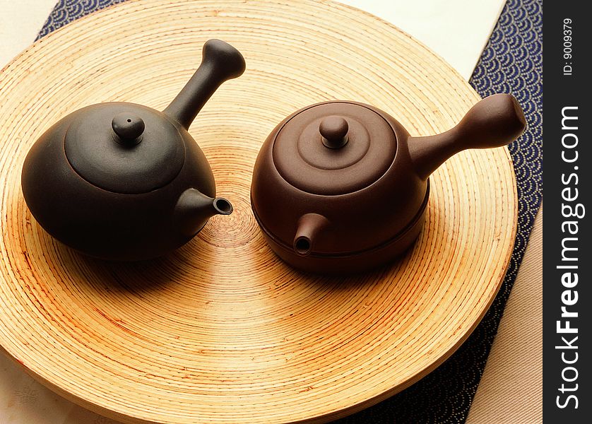 chinese kung fu tea set a ceramic pot