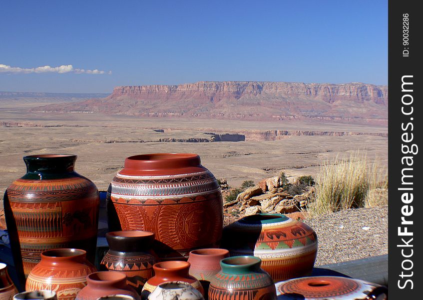 Navajo Pottery.